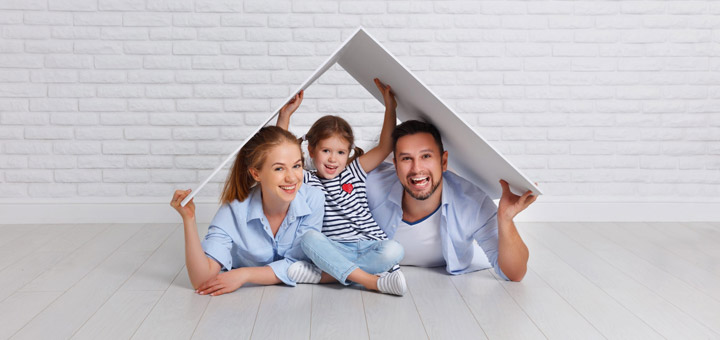 familia niño hogar